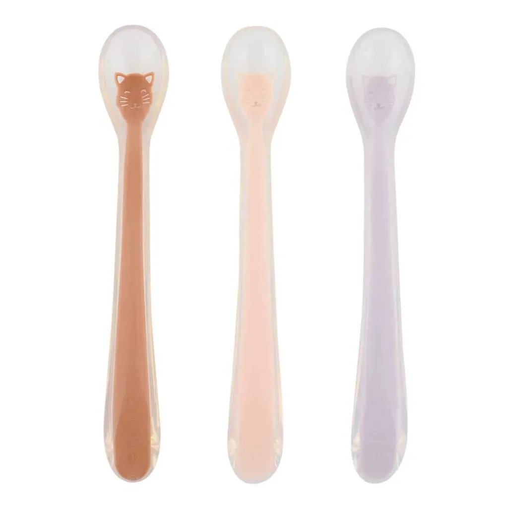 Cuillères d'alimentation pour bébé 3 pack - Mrs. Cat / Trixie / L-CS